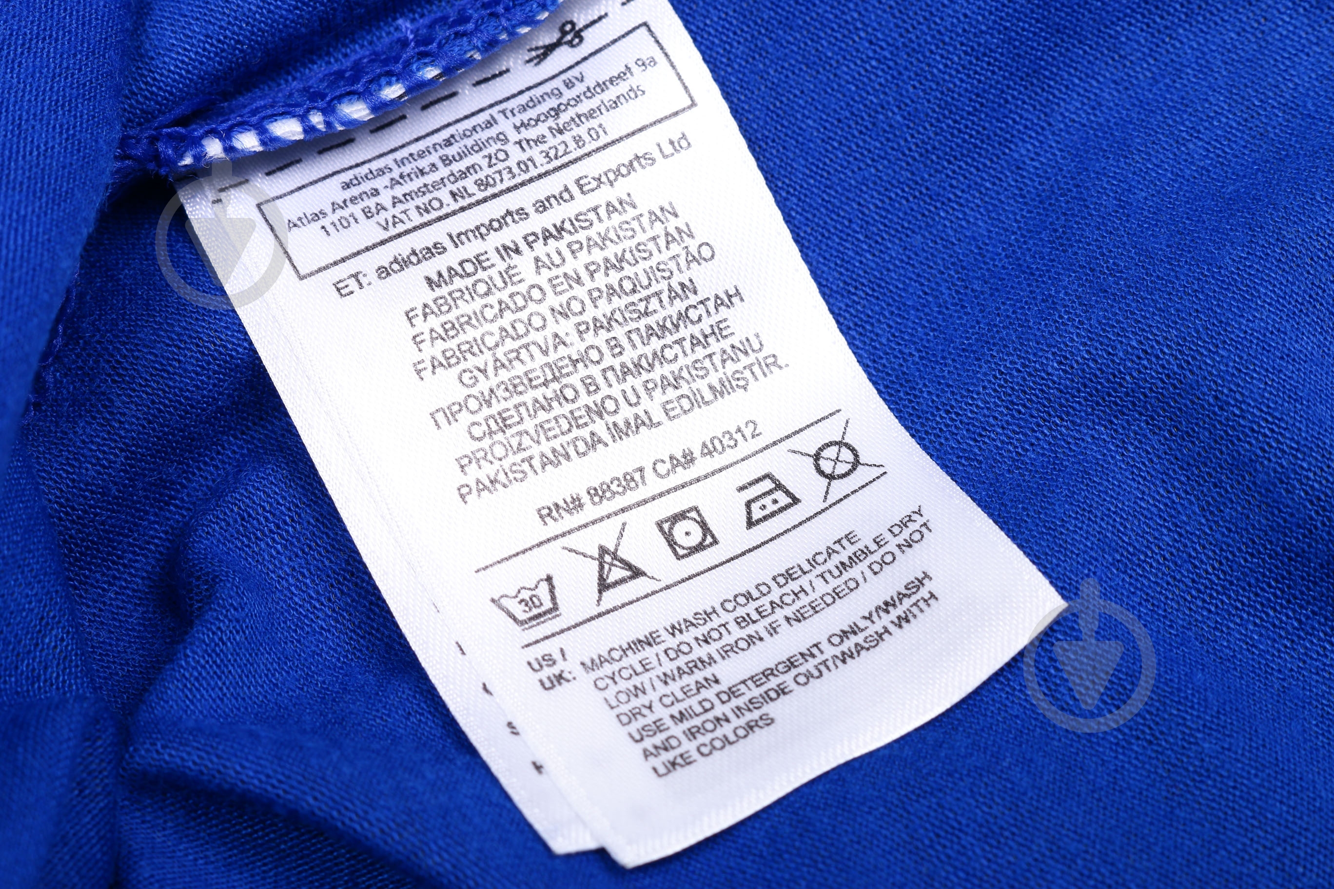 Футболка Adidas EX CE0028 р.2XL синій - фото 4