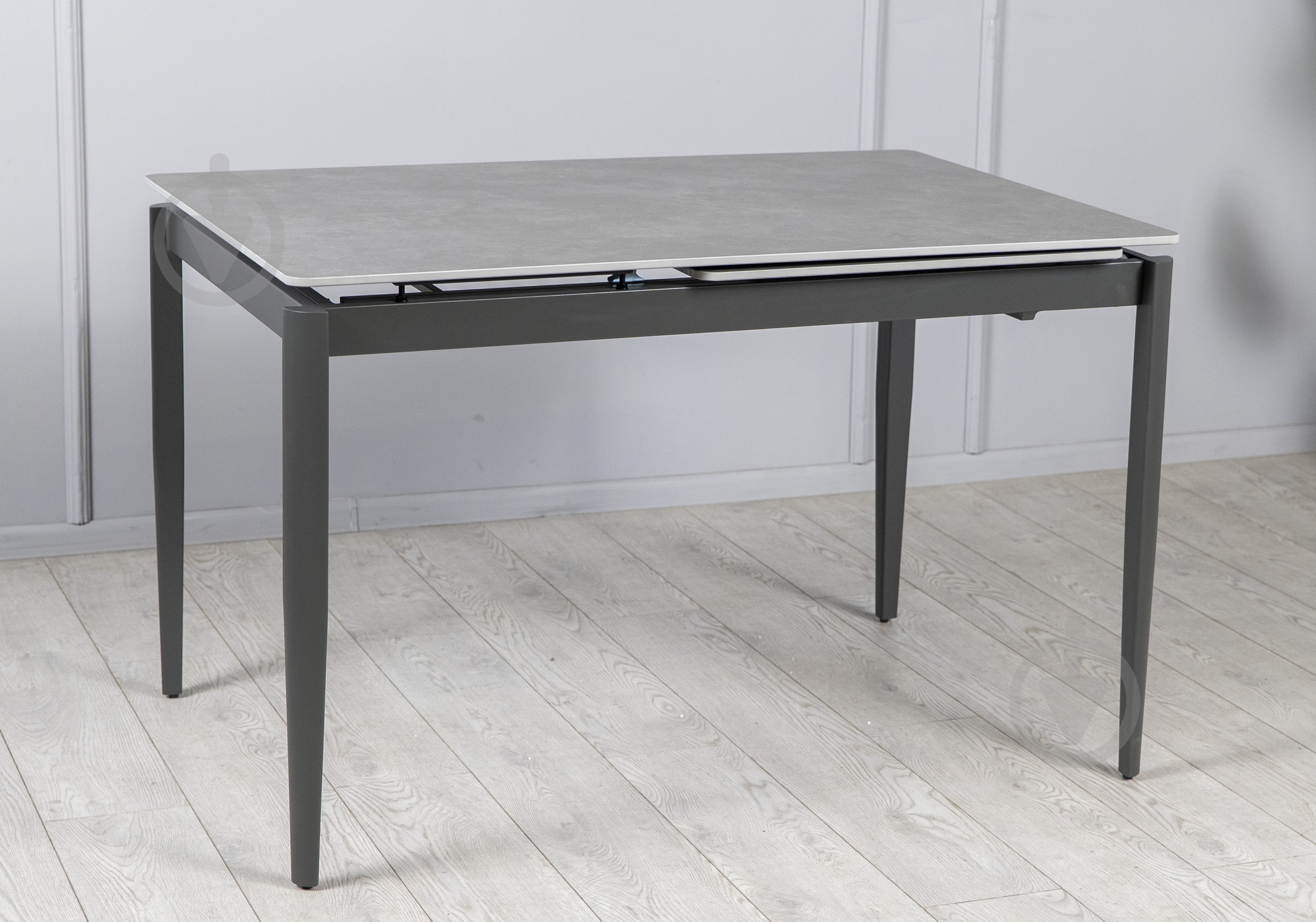 Стіл обідній Prestol Хіт 1200(1800)x800x750мм сірий/графіт - фото 3 Стіл обідній Prestol Хіт 1200(1800)x800x750мм сірий/графіт - фото 3