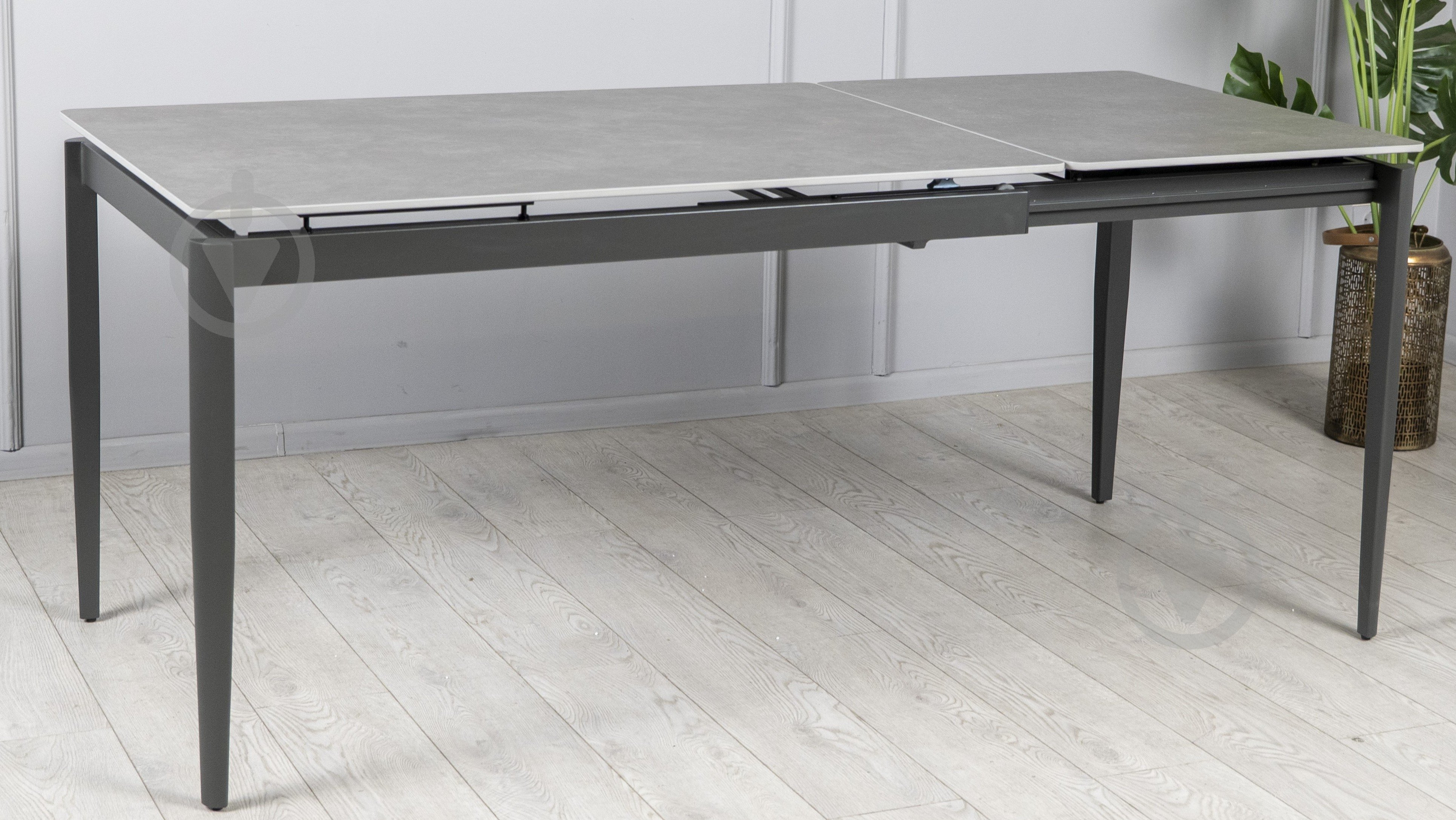 Стіл обідній Prestol Хіт 1200(1800)x800x750мм сірий/графіт - фото 4 Стіл обідній Prestol Хіт 1200(1800)x800x750мм сірий/графіт - фото 4