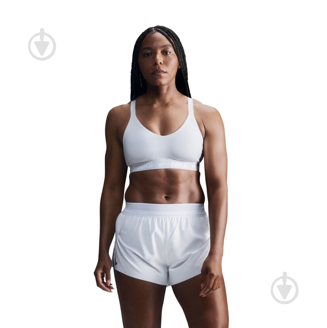 Бра Nike W NK DF INDY MED SPT BRA FD1065-100 р.M белый - фото 1 Бра Nike W NK DF INDY MED SPT BRA FD1065-100 р.M белый - фото 1