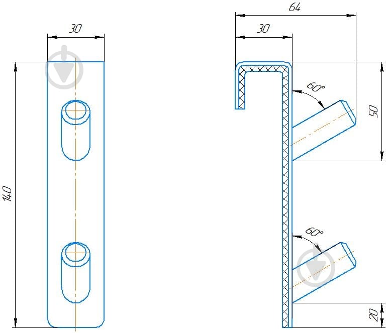 Гачок HF білий мат - фото 5 Гачок HF білий мат - фото 5