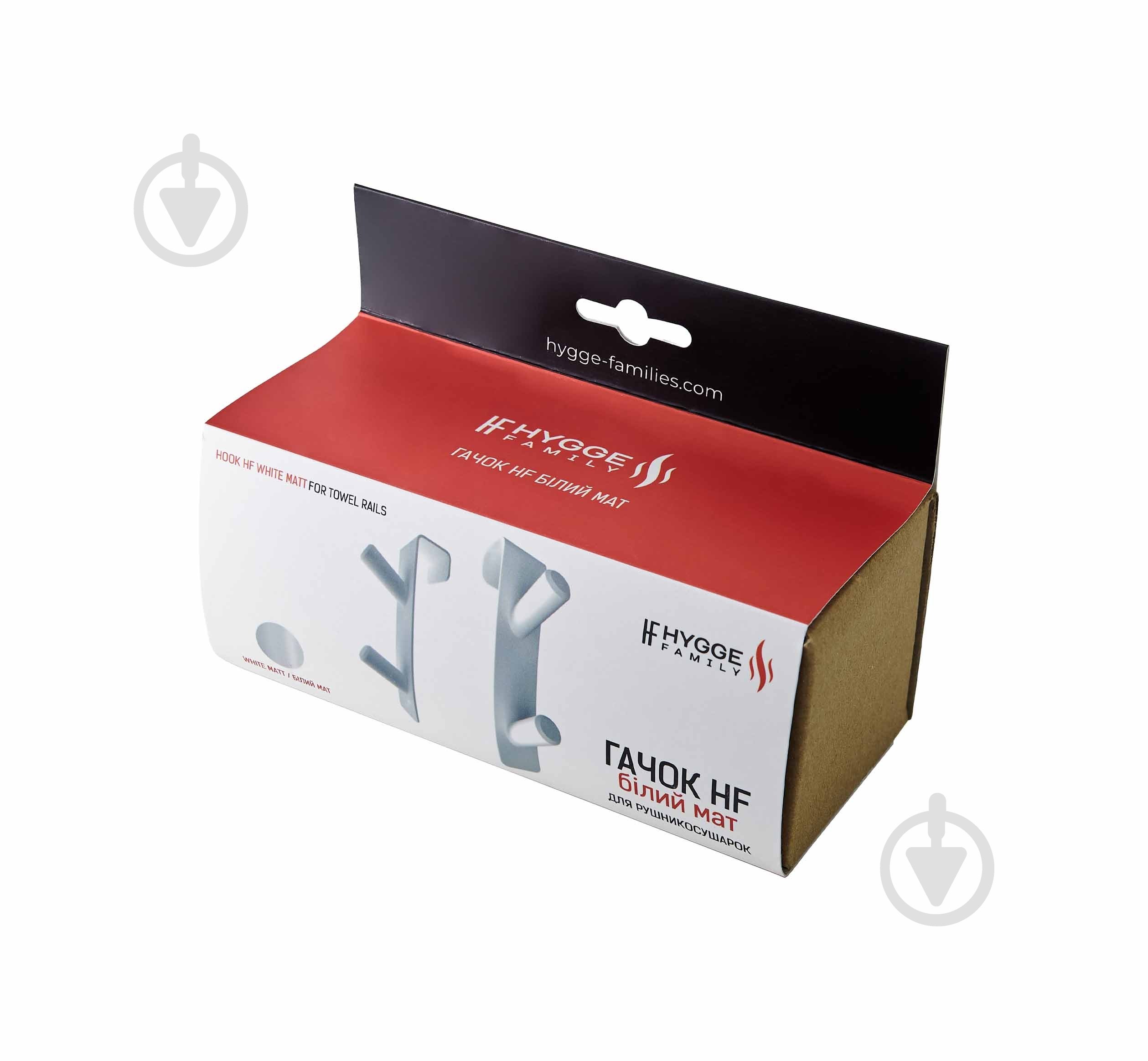 Гачок HF білий мат - фото 4 Гачок HF білий мат - фото 4