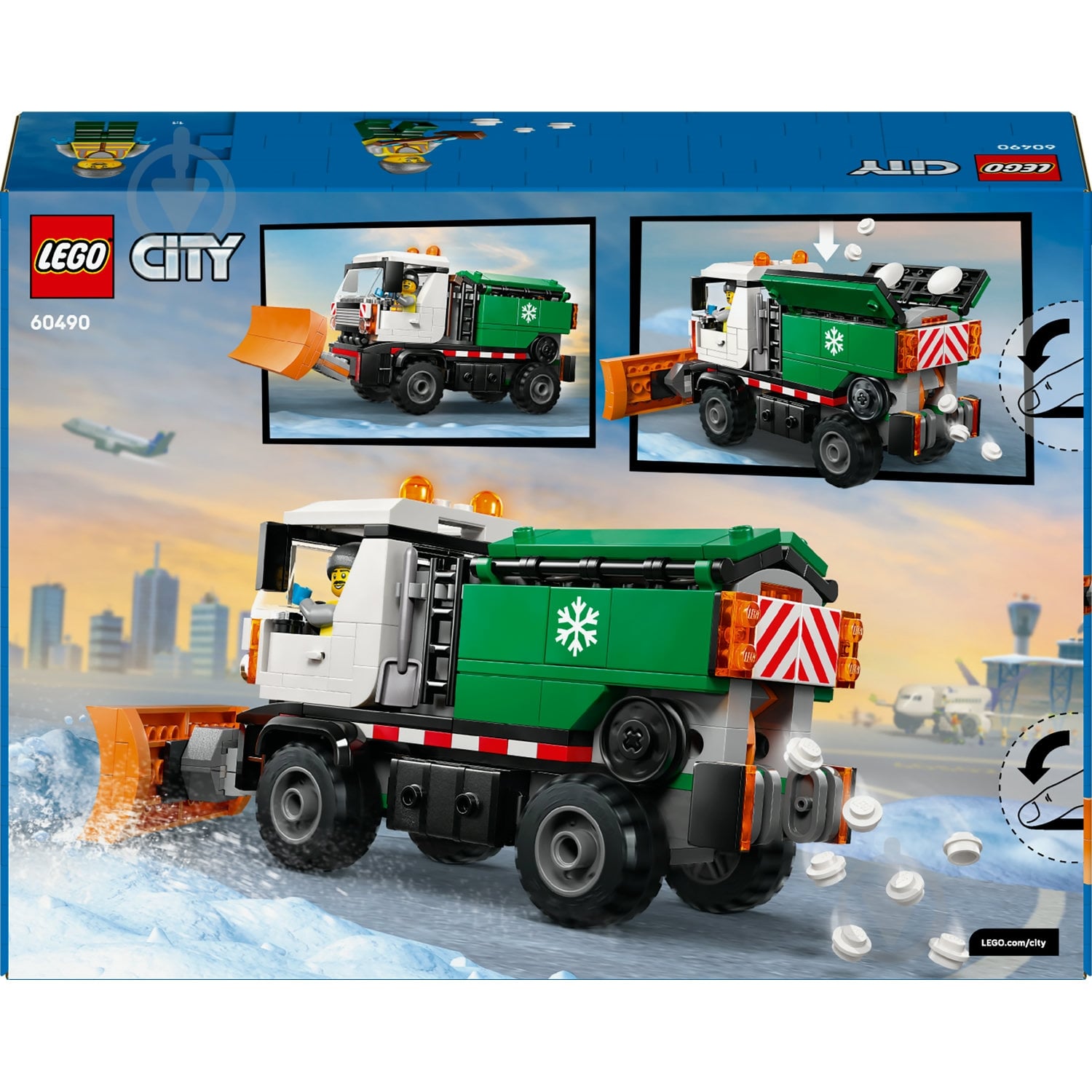 Конструктор LEGO City Снегоочиститель 60490 - фото 2