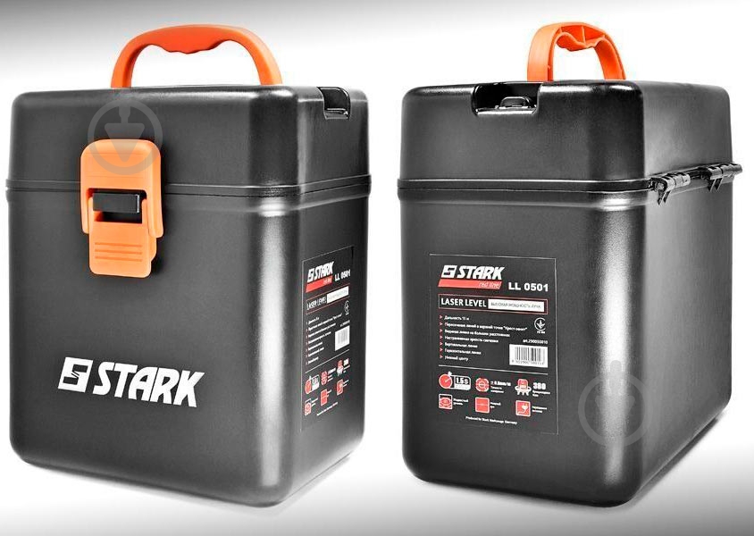 Нівелір лазерний Stark 5 ліній точність 1 мм. / 5 м. дальність 15 м. LL 0505 - фото 11