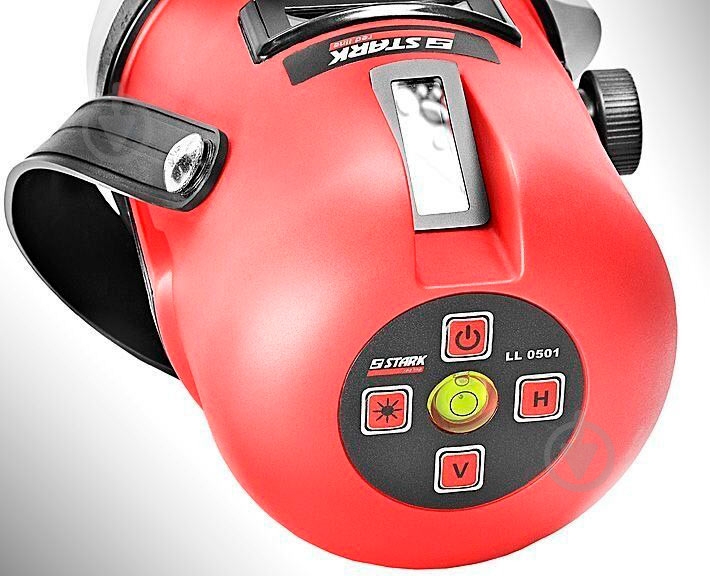Нівелір лазерний Stark 5 ліній точність 1 мм. / 5 м. дальність 15 м. LL 0505 - фото 4