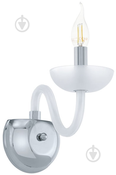 Бра Eglo Falcado 1 1x40 Вт E14 белый 39124 - фото 1