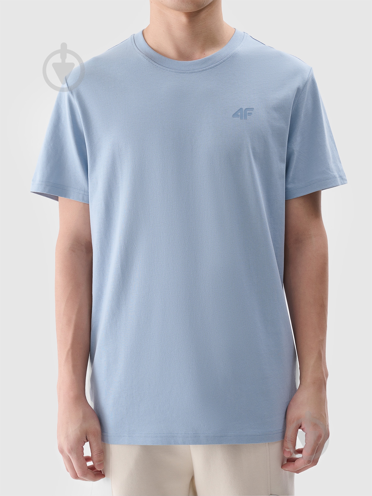 Футболка 4F TSHIRT M2074 4FWSS25TTSHM2074-34S р.XL блакитний - фото 5