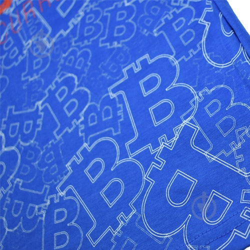 Футболка для мальчика Macma Bitcoin р.140 голубой 9002 - фото 2