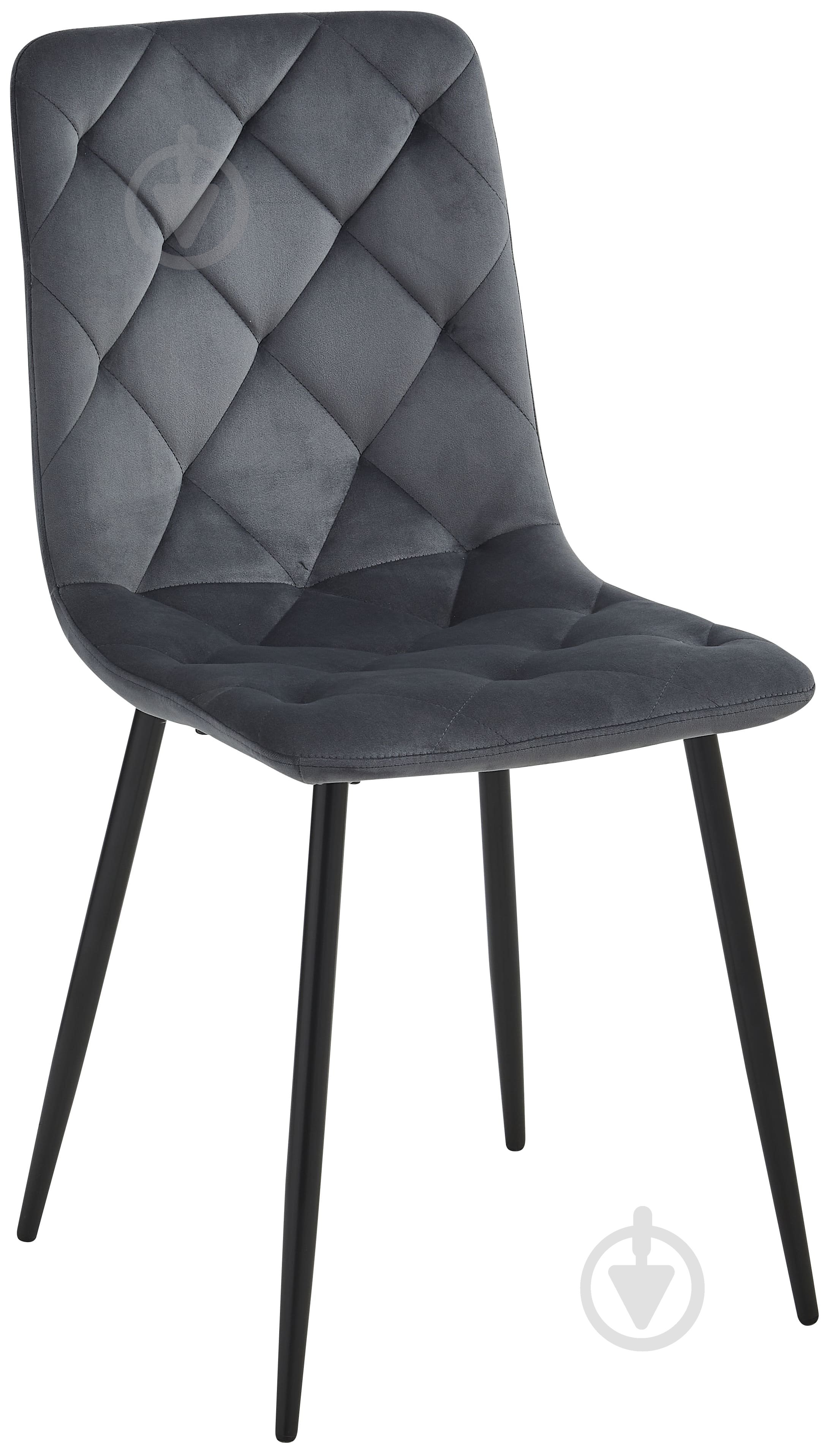 Стул Fly FS15 Grey-40 серый / черный - фото 1