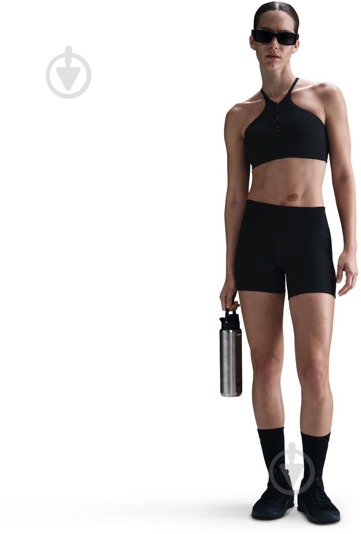 Бра Nike W NK1 HN KEYHOLE BRA HJ3726-010 р.M чорний - фото 2 Бра Nike W NK1 HN KEYHOLE BRA HJ3726-010 р.M чорний - фото 2