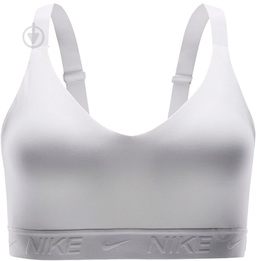 Бра Nike W NK DF INDY MED SPT BRA FD1065-100 р.S белый - фото 7 Бра Nike W NK DF INDY MED SPT BRA FD1065-100 р.S белый - фото 7