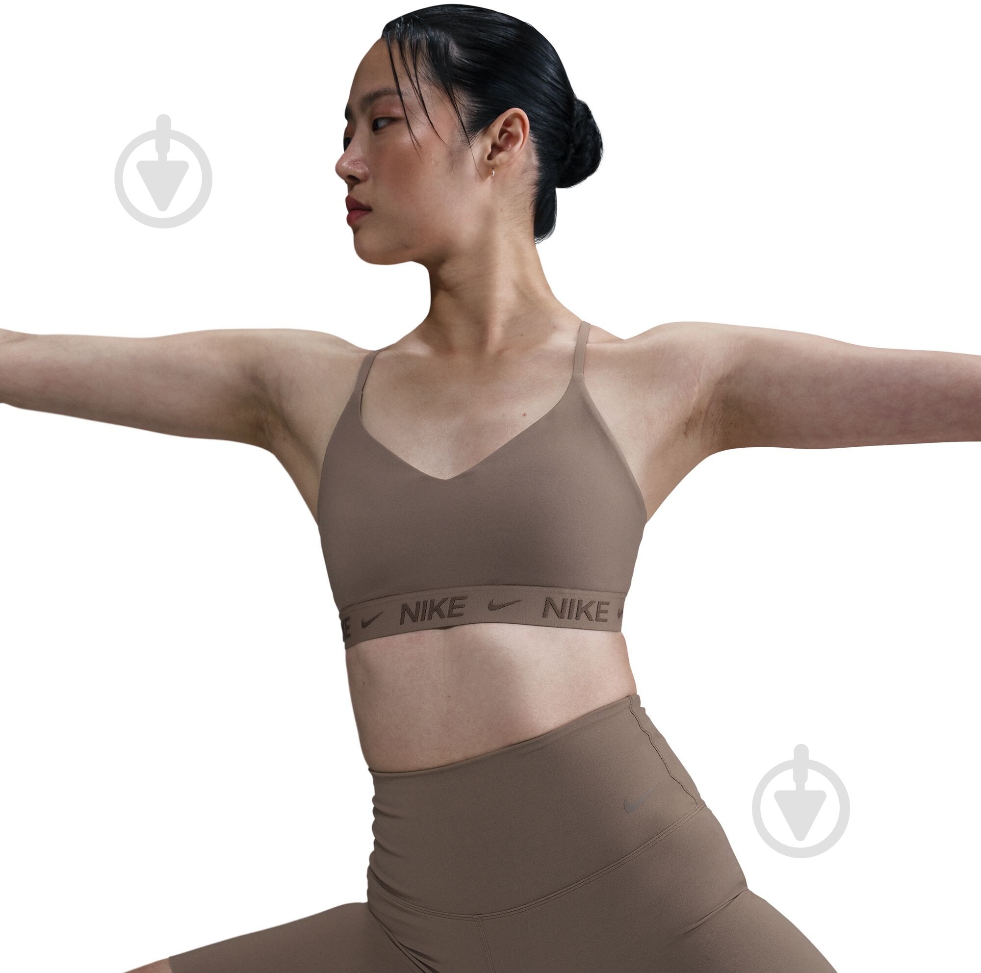 Бра Nike W NK DF INDY LGT SPT BRA FD1062-233 р.S коричневий - фото 6 Бра Nike W NK DF INDY LGT SPT BRA FD1062-233 р.S коричневий - фото 6