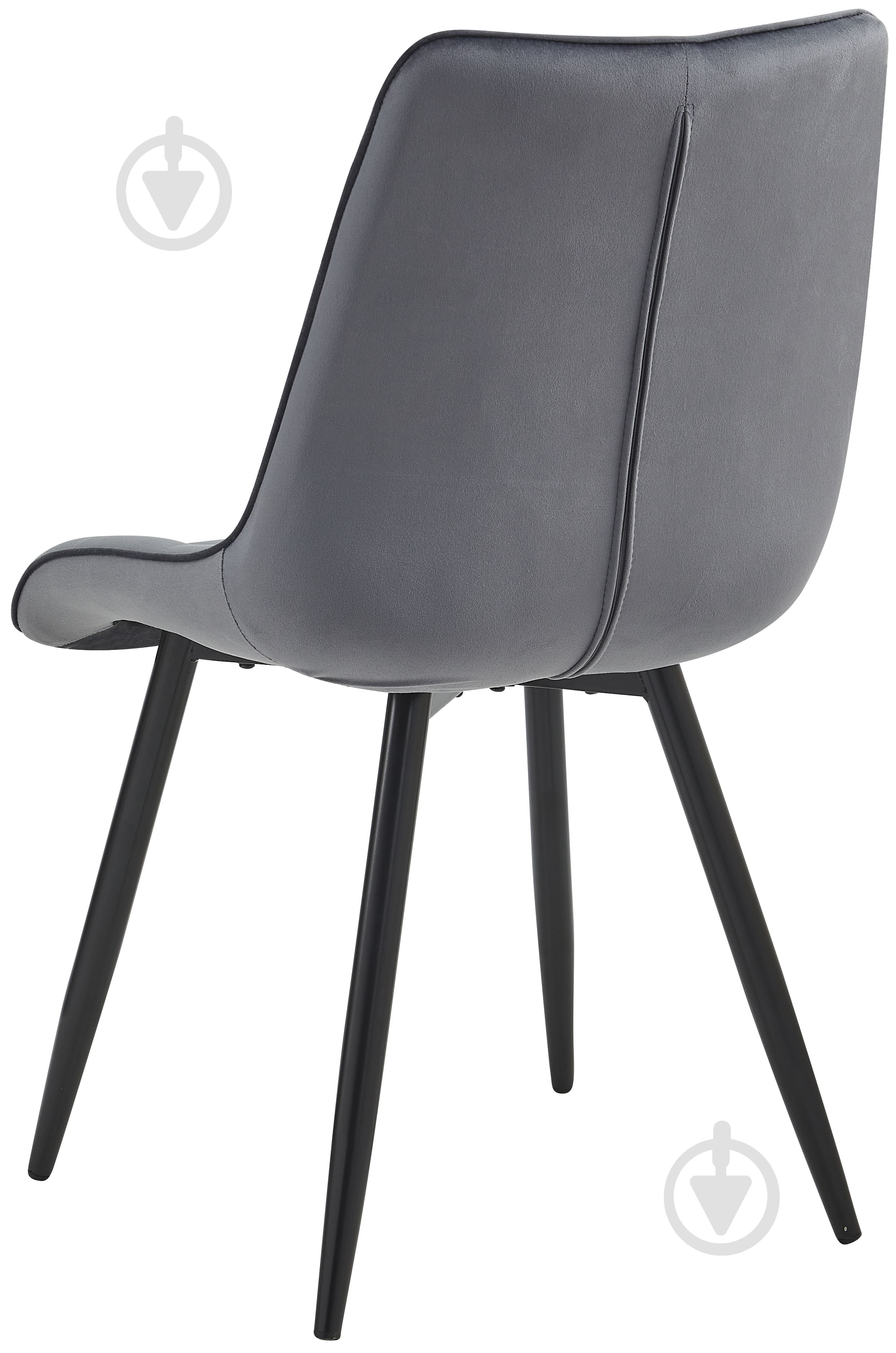 Стілець Fly FS17 Grey-40 сірий / чорний - фото 5