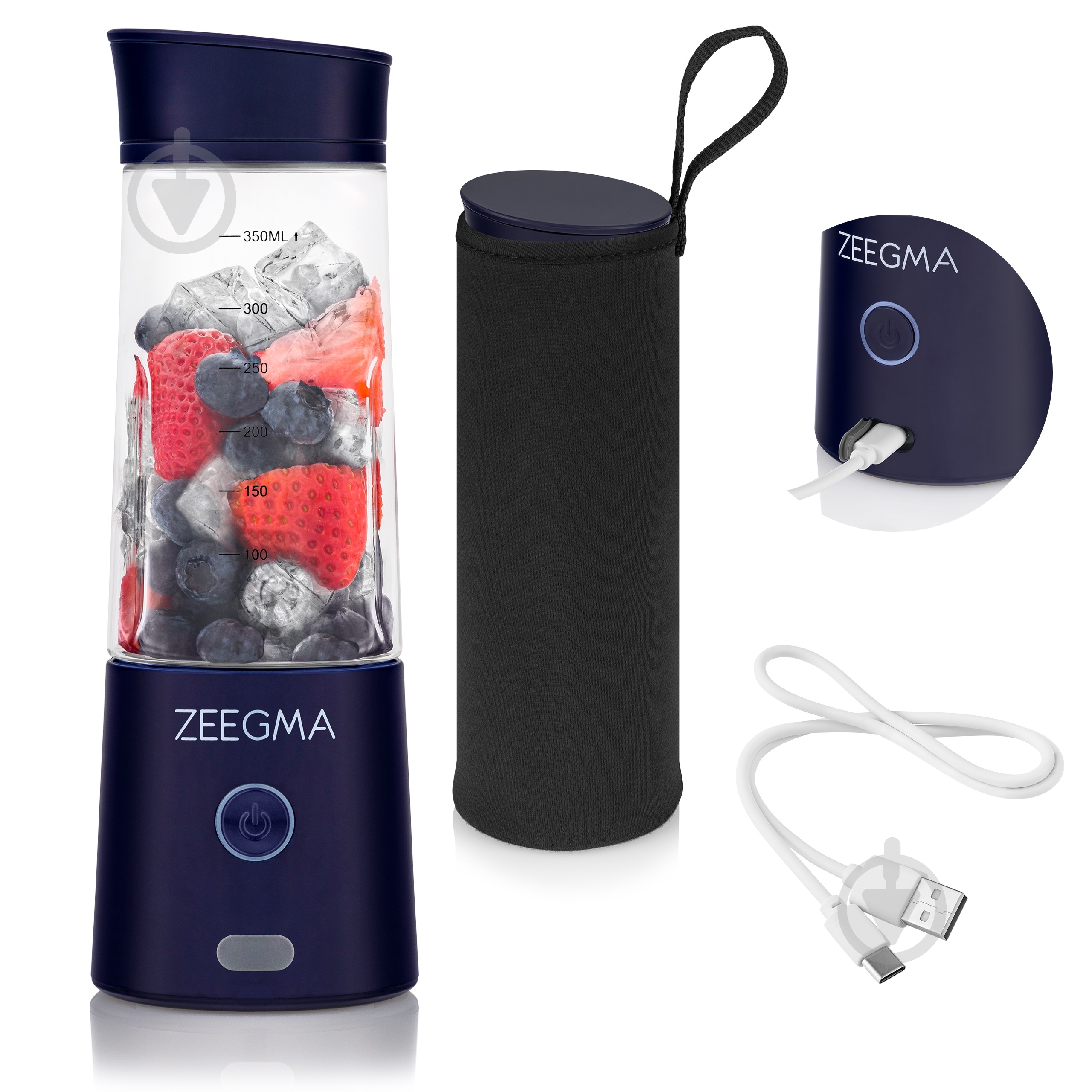 Фитнес-блендер Zeegma VITAMINE GO BLACK - фото 1 Фитнес-блендер Zeegma VITAMINE GO BLACK - фото 1