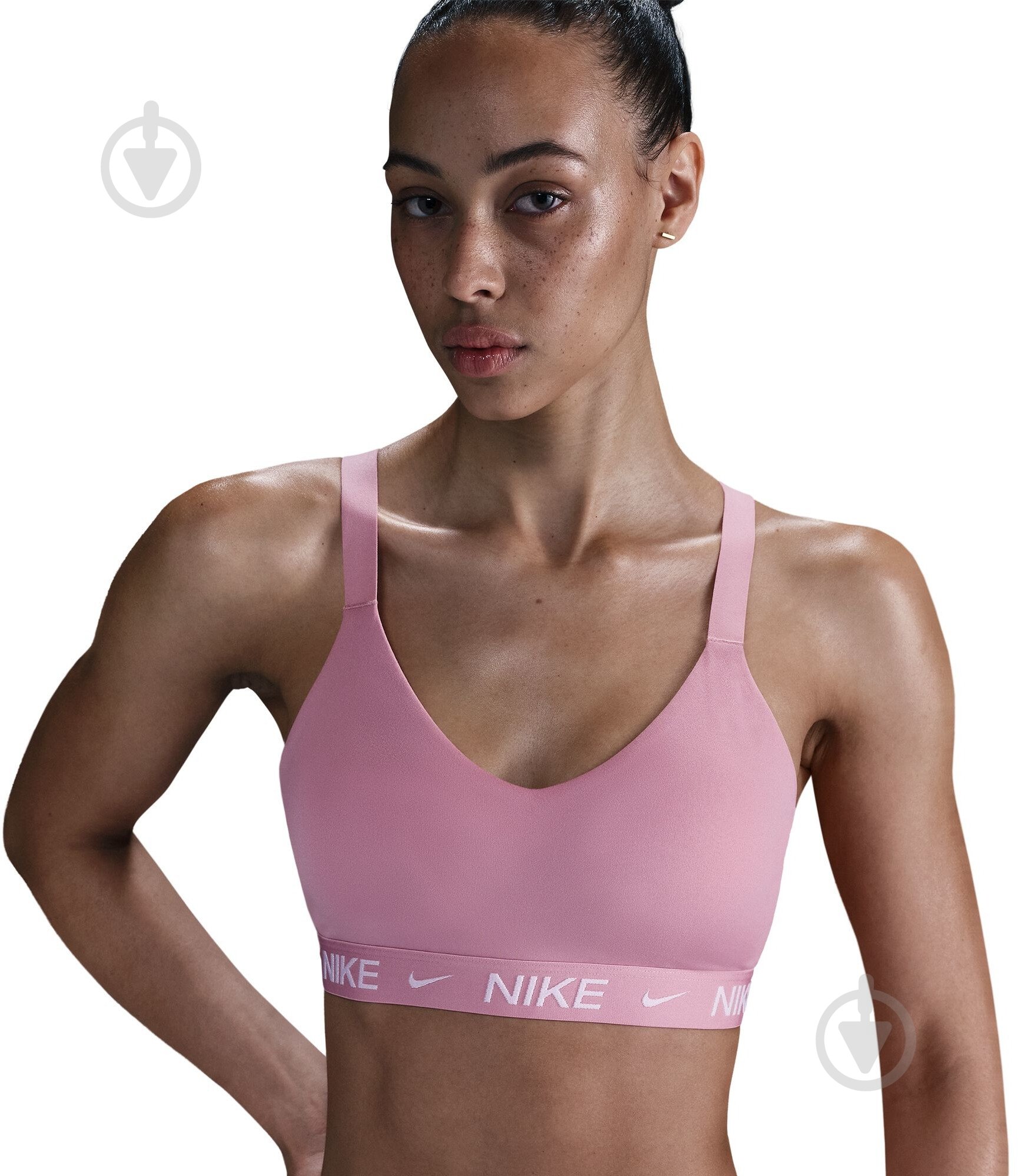 Бра Nike W NK DF INDY MED SPT BRA FD1065-699 р.S розовый - фото 4 Бра Nike W NK DF INDY MED SPT BRA FD1065-699 р.S розовый - фото 4