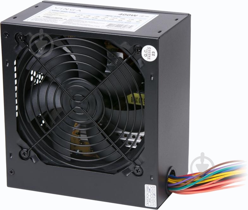 Блок питания Vinga PSU-400-12 black 400 Вт - фото 1