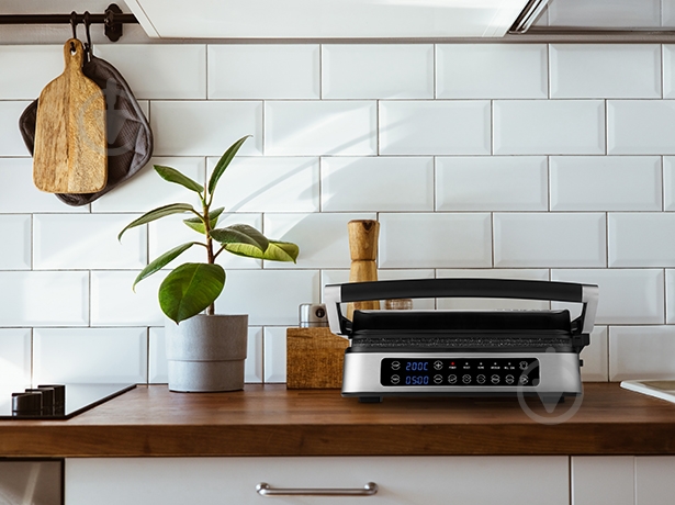 Гриль электрический Zeegma GRILL CHEF SILVER - фото 2 Гриль электрический Zeegma GRILL CHEF SILVER - фото 2