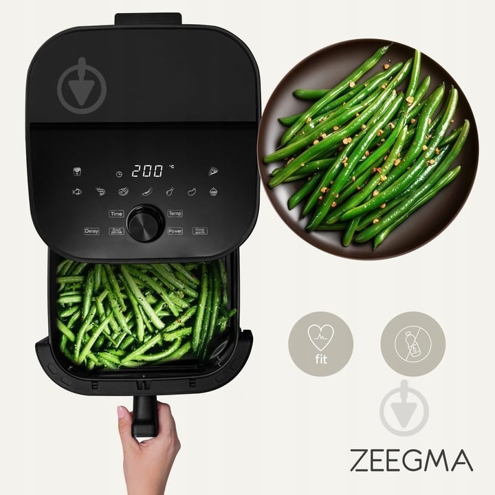 Мультипечь-скороварка Zeegma KNAPPER CHEF BLACK - фото 4