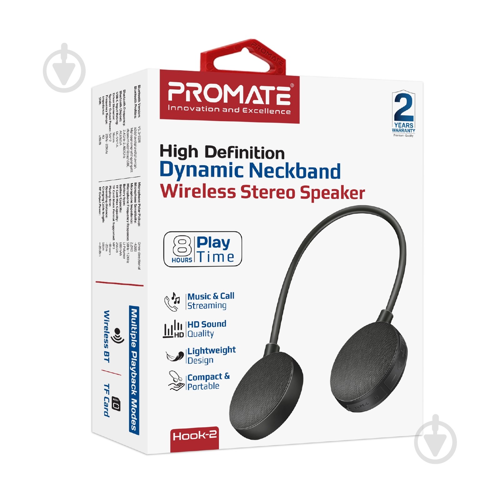 Акустична система Promate Hook-2 black (hook-2) - фото 9