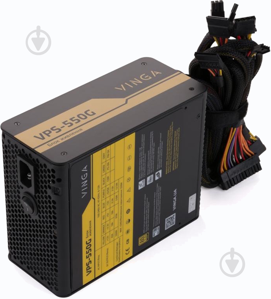 Блок питания Vinga VPS-550G 550 Вт - фото 7 Блок питания Vinga VPS-550G 550 Вт - фото 7