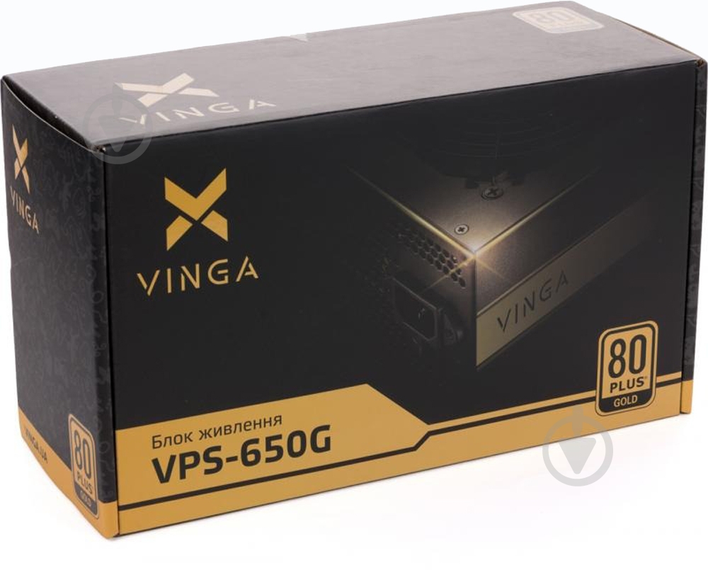 Блок питания Vinga VPS-650G 650 Вт - фото 1 Блок питания Vinga VPS-650G 650 Вт - фото 1