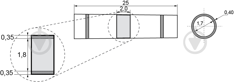 Трубка термоусадочная АСКОУКРЕМ ТГ-11 5 шт. A0130010223 - фото 1 Трубка термоусадочная АСКОУКРЕМ ТГ-11 5 шт. A0130010223 - фото 1