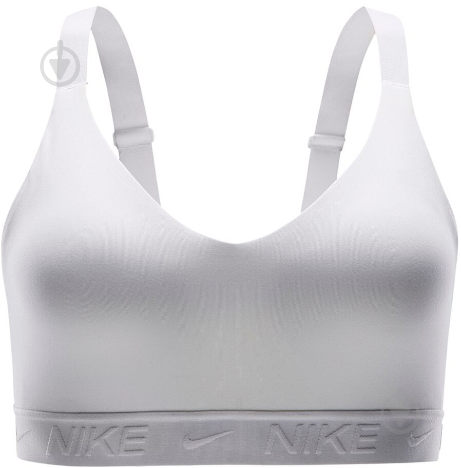 Бра Nike W NK DF INDY MED SPT BRA FD1065-100 р.XL белый - фото 7 Бра Nike W NK DF INDY MED SPT BRA FD1065-100 р.XL белый - фото 7