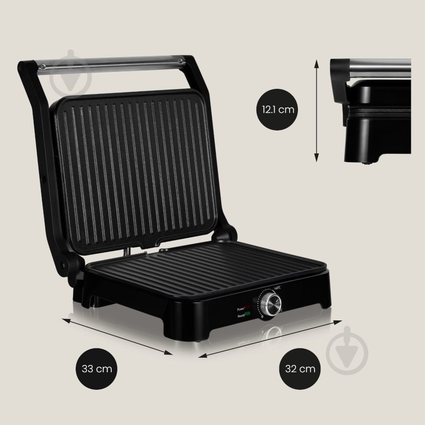 Гриль электрический Zeegma GRILL CHEF BASE - фото 3