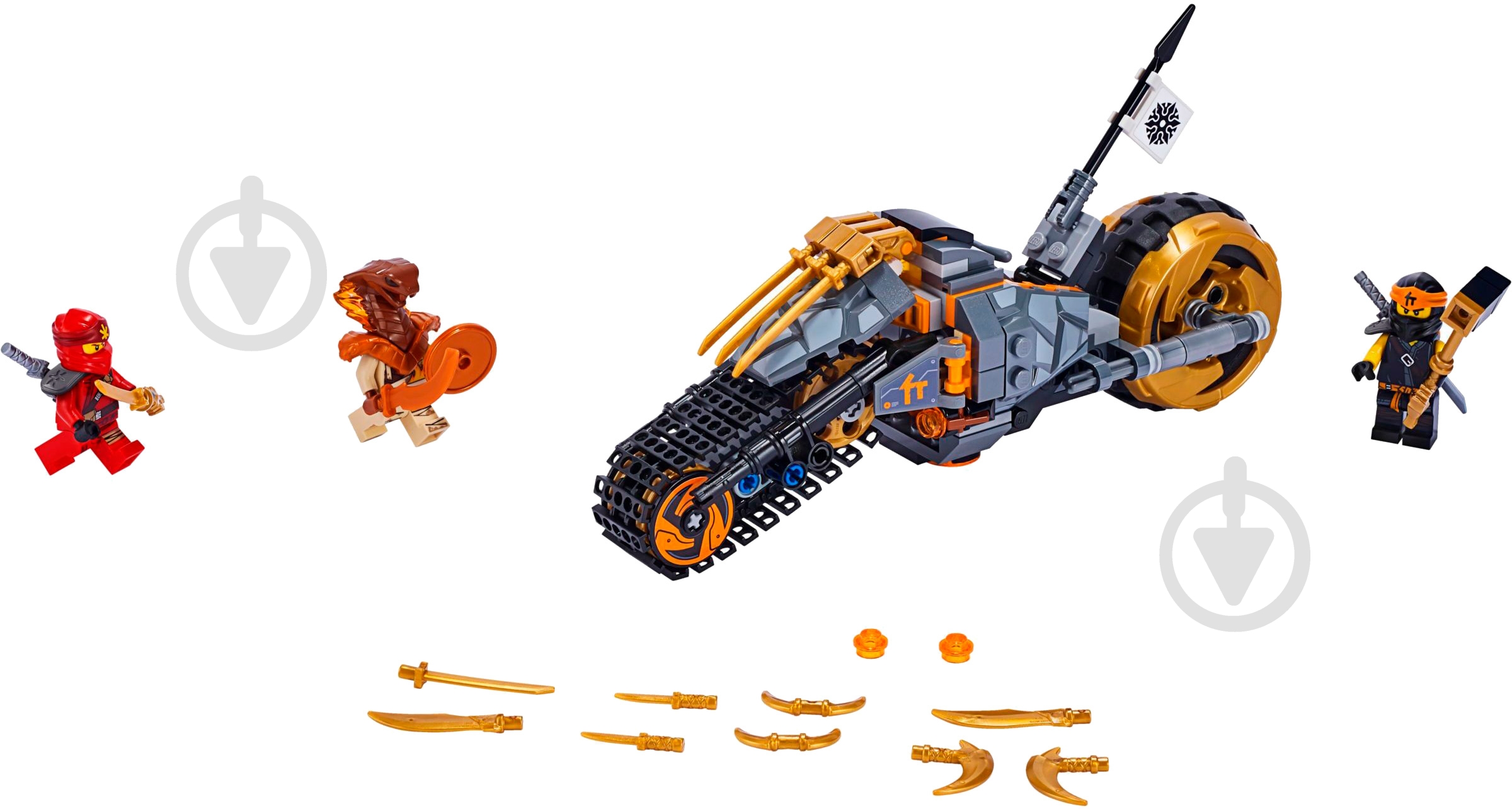 Конструктор LEGO Ninjago Мотоцикл Коула для мотокросу 70672 - фото 6