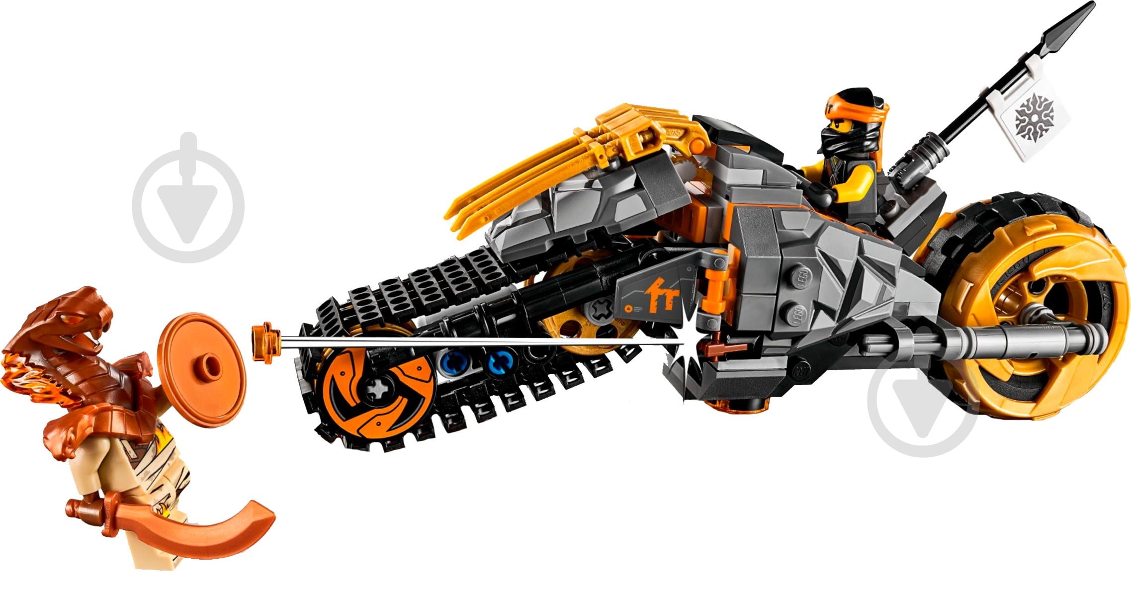 Конструктор LEGO Ninjago Мотоцикл Коула для мотокросу 70672 - фото 4