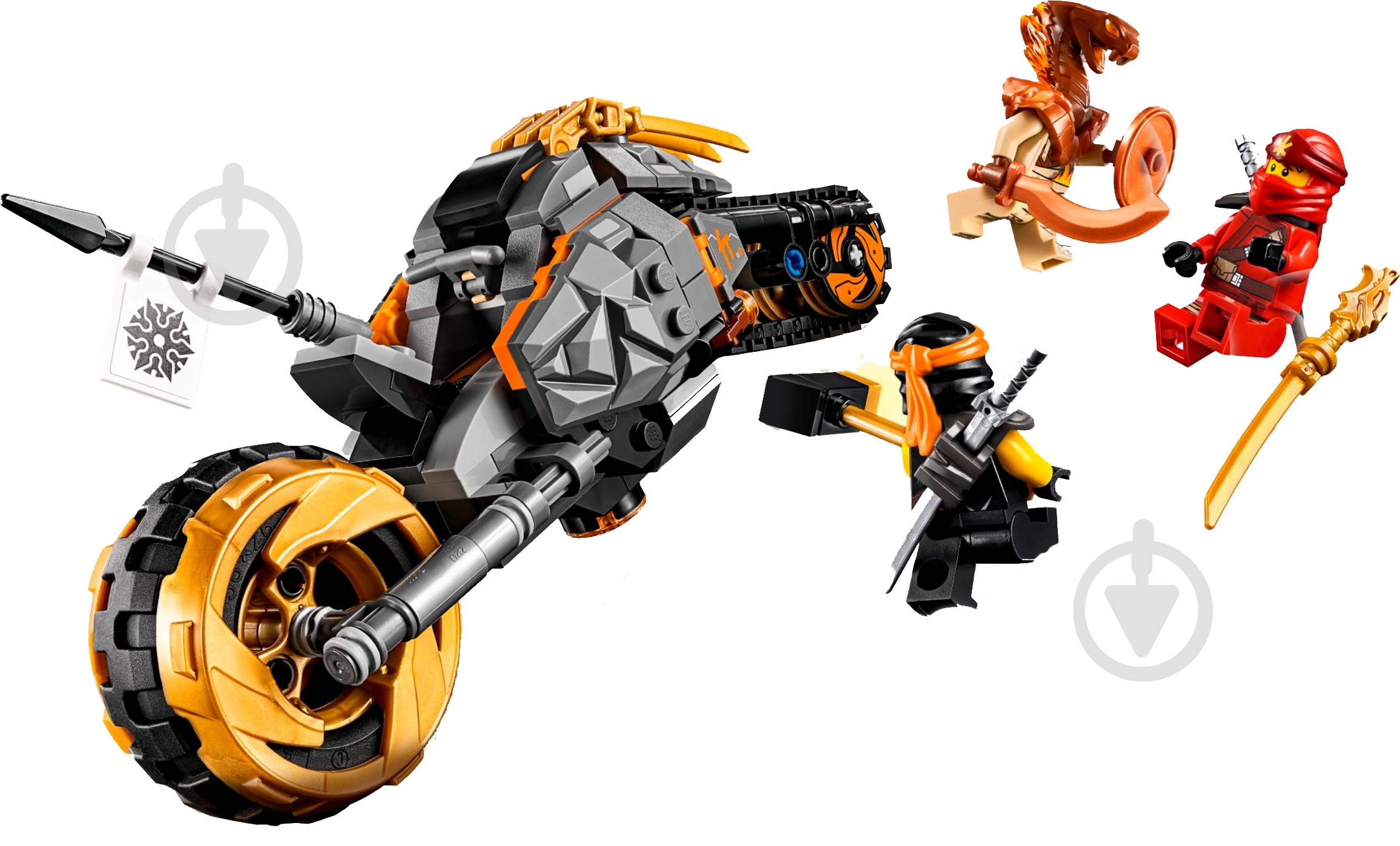 Конструктор LEGO Ninjago Мотоцикл Коула для мотокросу 70672 - фото 5
