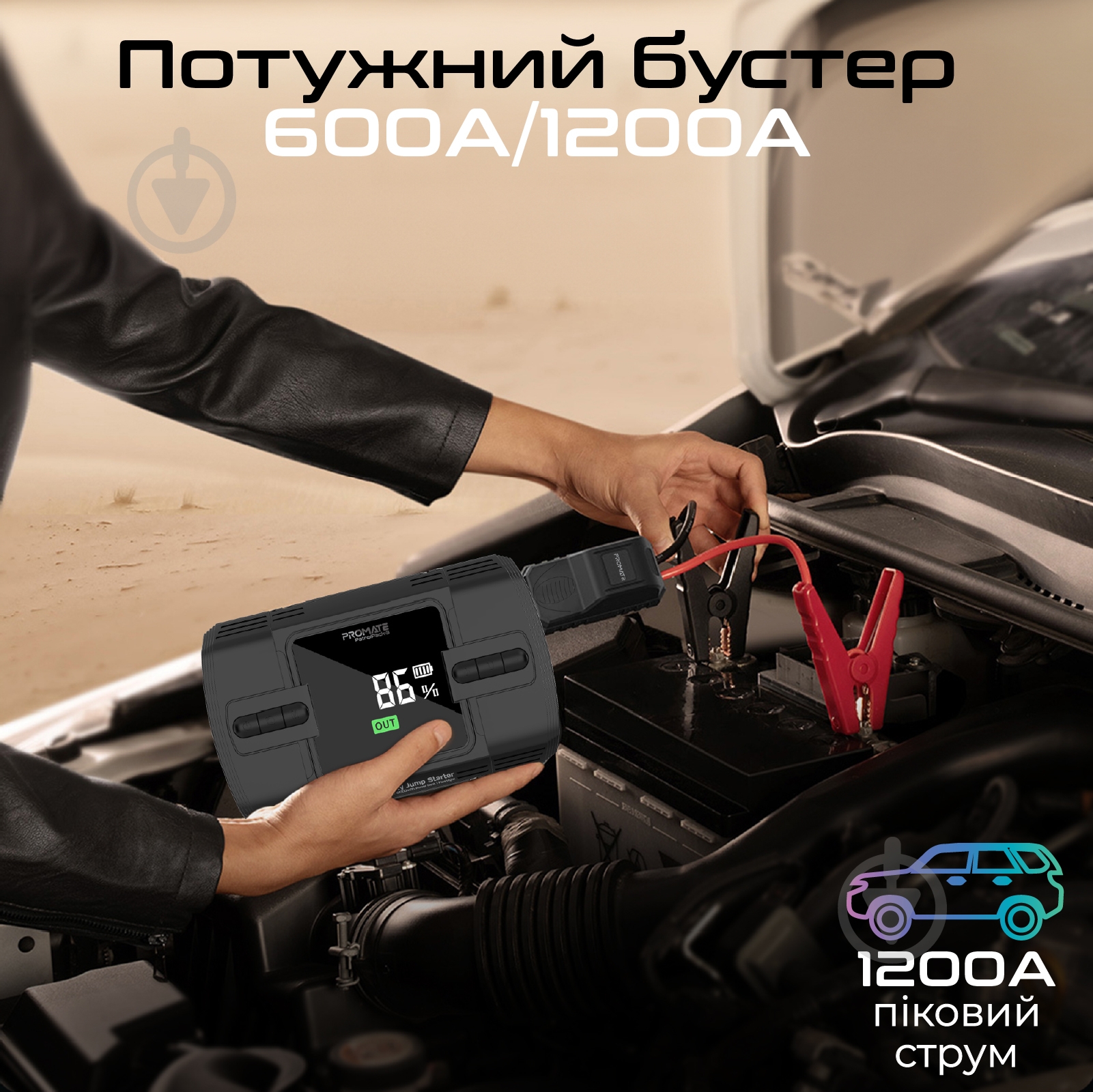 Повербанк Promate 12000 mAh black (patrolpack-3) - фото 3 Повербанк Promate 12000 mAh black (patrolpack-3) - фото 3