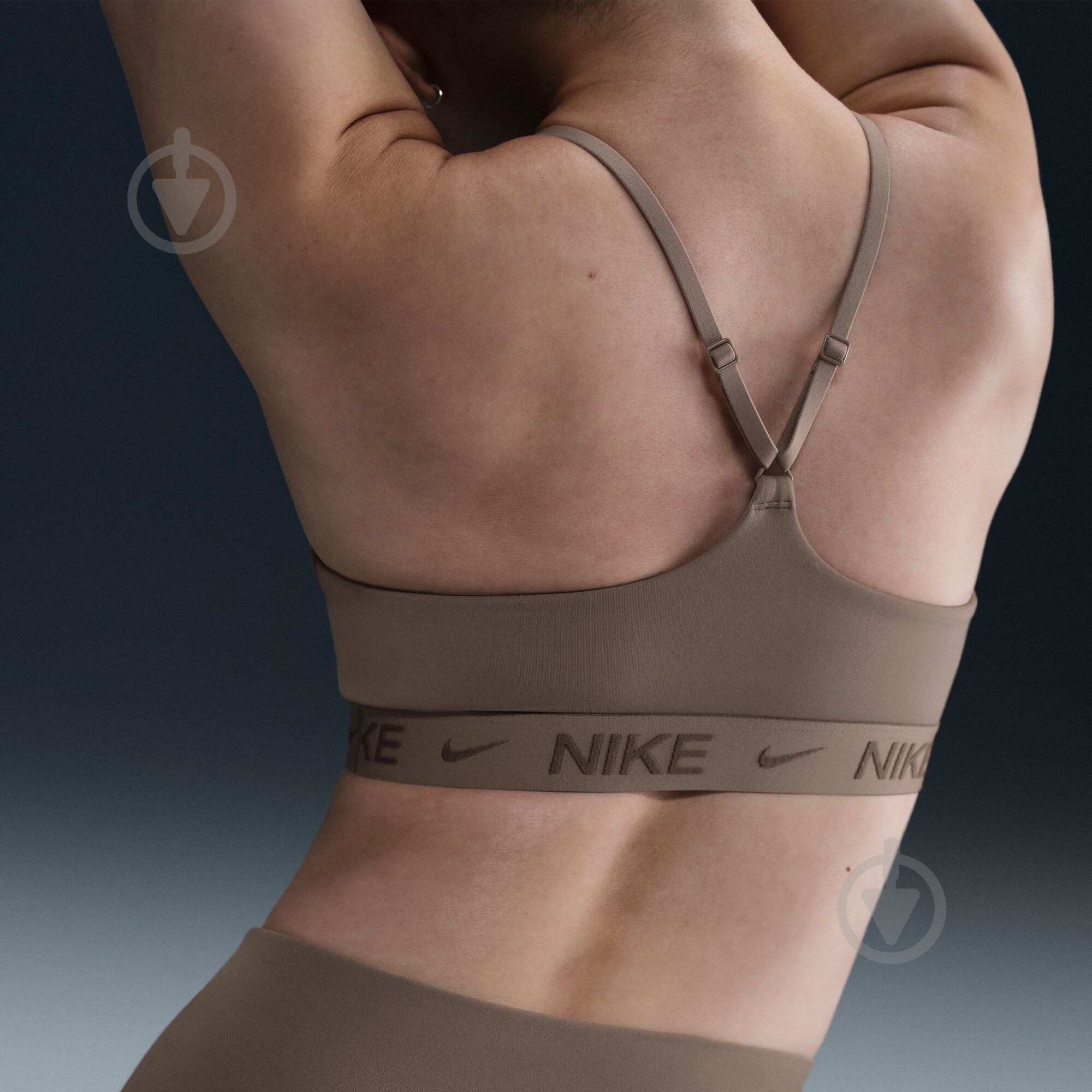 Бра Nike W NK DF INDY LGT SPT BRA FD1062-233 р.XL коричневый - фото 10 Бра Nike W NK DF INDY LGT SPT BRA FD1062-233 р.XL коричневый - фото 10