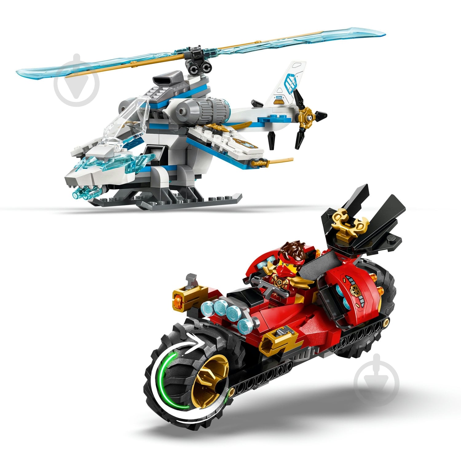 ᐉ Конструктор LEGO NINJAGO Автомобильная битва ниндзя возле дома