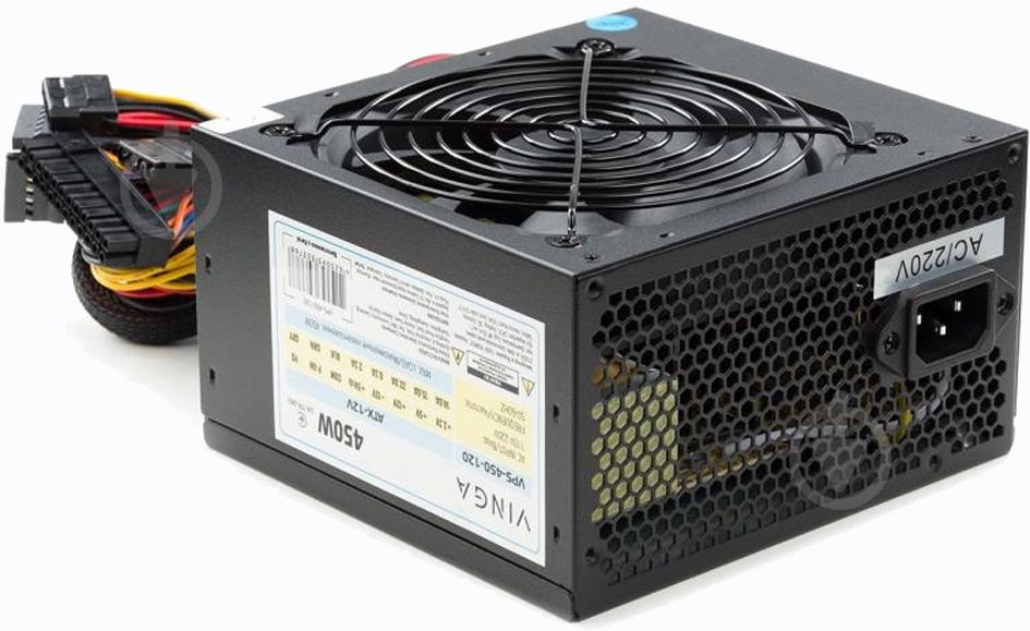 Блок питания Vinga VPS-450-120 450 Вт - фото 3 Блок питания Vinga VPS-450-120 450 Вт - фото 3