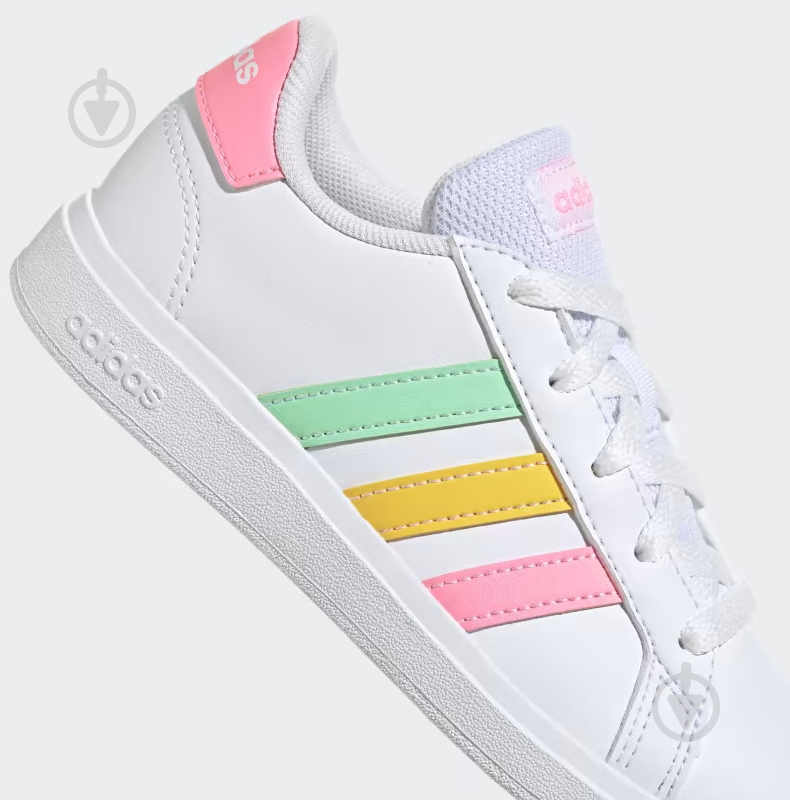 Кроссовки детские демисезонные Adidas HP8910 р.38 белые - фото 5