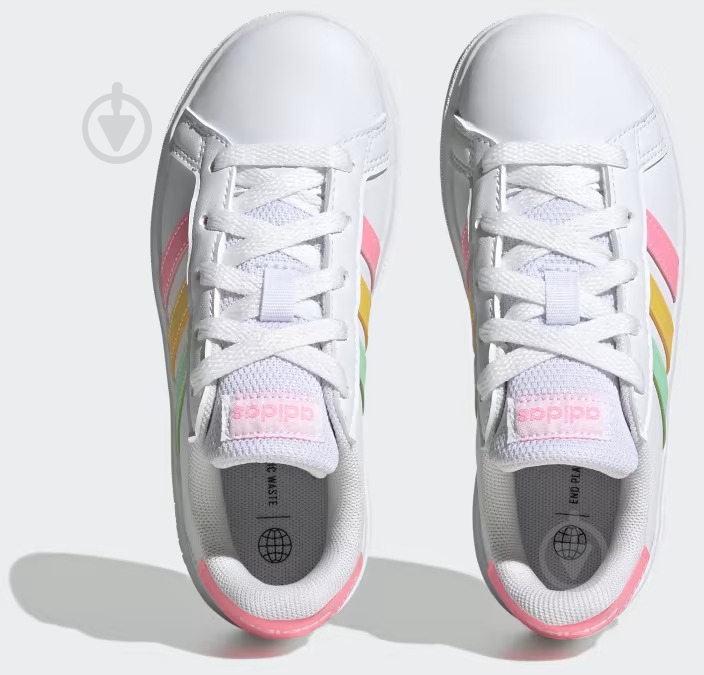 Кроссовки детские демисезонные Adidas HP8910 р.38 белые - фото 7