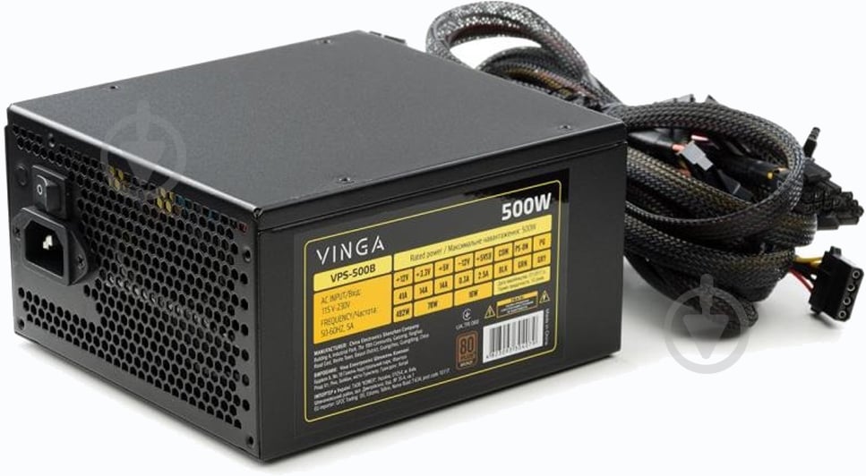 Блок питания Vinga VPS-500B 500 Вт - фото 8