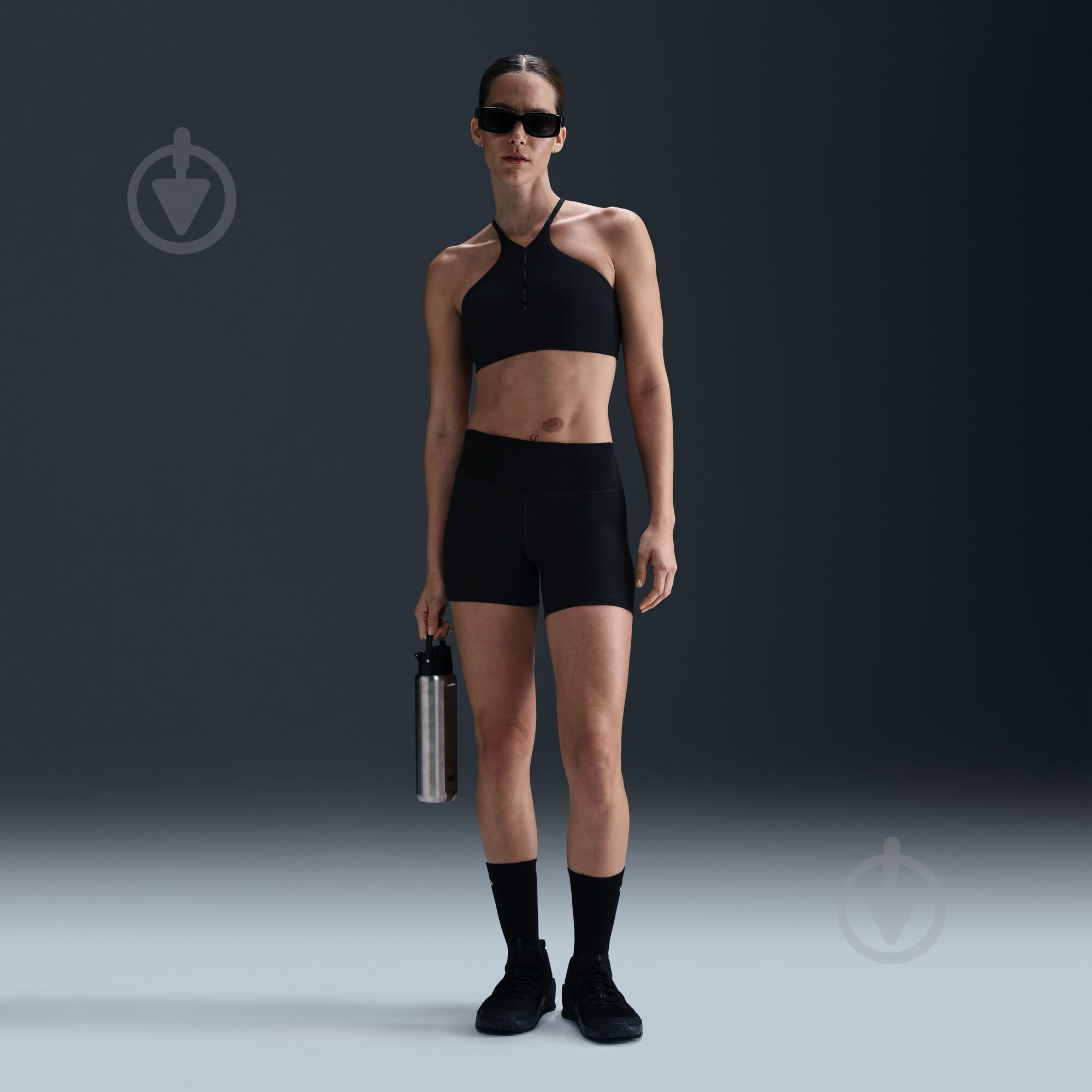 Бра Nike W NK1 HN KEYHOLE BRA HJ3726-010 р.XL чорний - фото 7 Бра Nike W NK1 HN KEYHOLE BRA HJ3726-010 р.XL чорний - фото 7