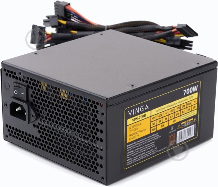 Блок питания Vinga VPS-700B 700 Вт - фото 11