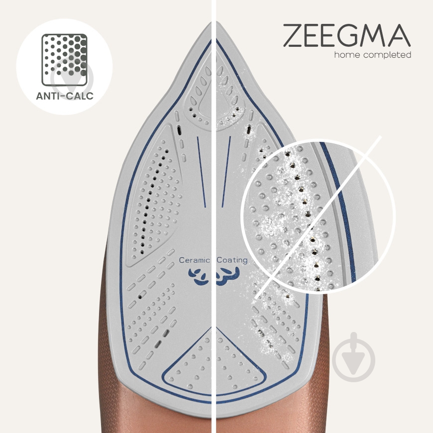 Утюг Zeegma IRONEE BASE BLACK GOLD - фото 2 Утюг Zeegma IRONEE BASE BLACK GOLD - фото 2