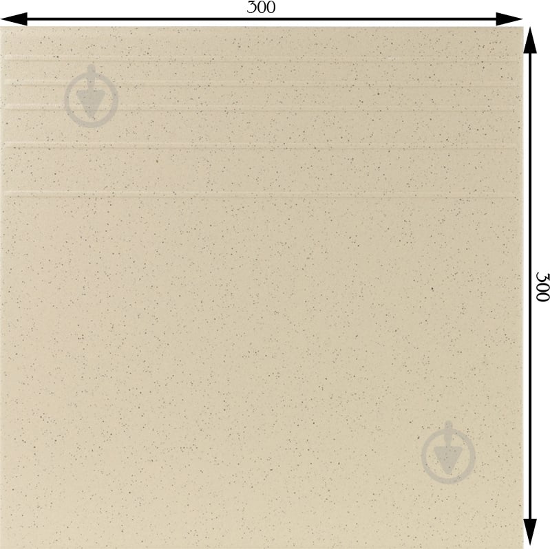 Сходинка Атем Gres 0010 Pimento white-gray 30x30 см - фото 2