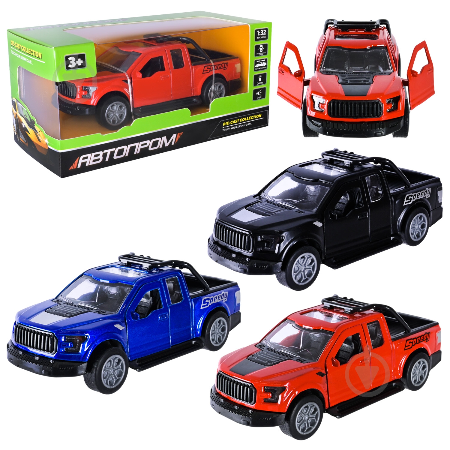 Машинка Автопром 1:32 AP74209 - фото 1