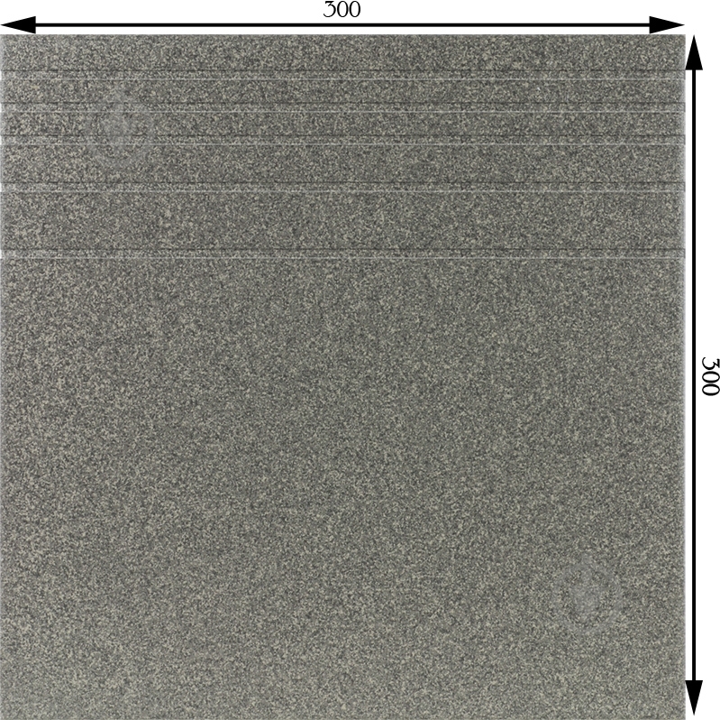 Ступень Атем Gres 0601 Pimento dark gray 30x30 см - фото 4