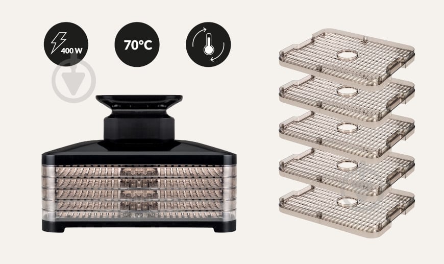Сушилка для овощей и фруктов Zeegma DRY CHEF PRO - фото 1