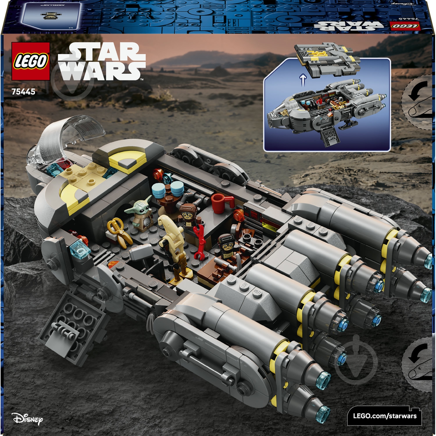 Конструктор LEGO Star Wars Звездолет анзеланцев 75445 - фото 2