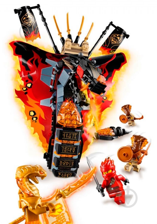 Конструктор LEGO Ninjago Клык Огня 70674 - фото 5