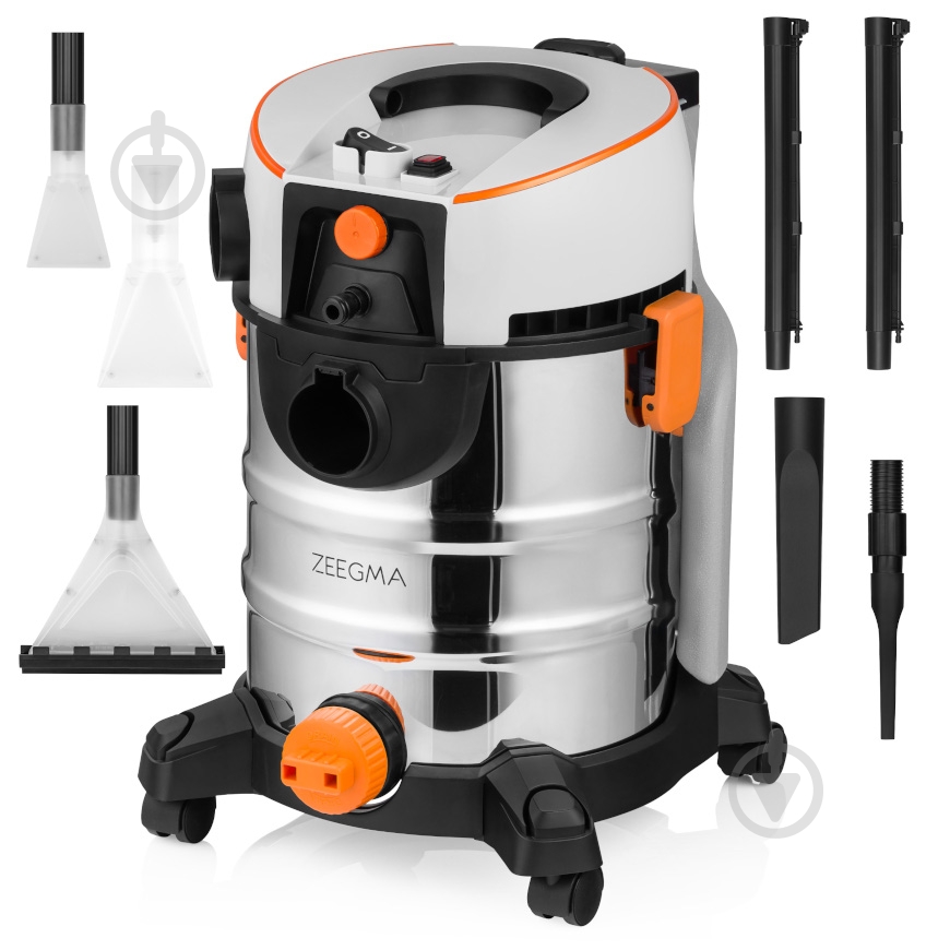 Пылесос Zeegma ZONDER PRO AQUA grey - фото 1 Пылесос Zeegma ZONDER PRO AQUA grey - фото 1