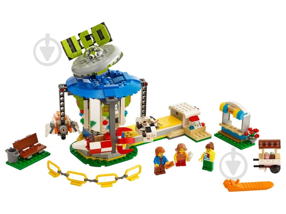 Конструктор LEGO Creator Ярмарочная карусель 31095 - фото 3