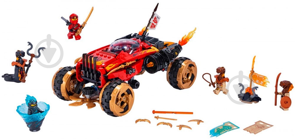 ᐉ Конструктор LEGO Ninjago Катана 4x4 70675 • Купить в Киеве
